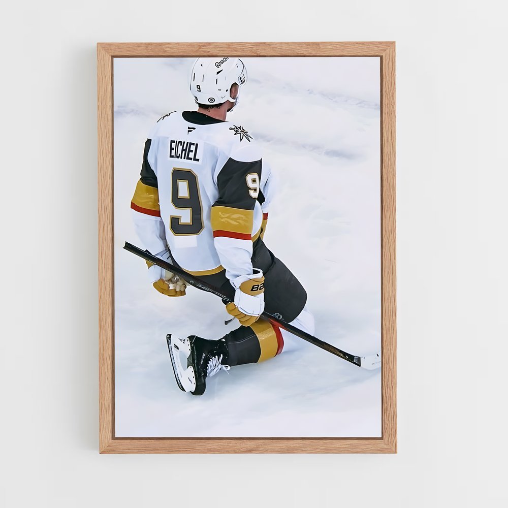 Poster La Glissade de Jack – affiche Hockey sur glace (vue 4)